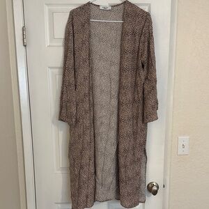 Carly Jean Los Angeles Cheetah Print Cardigan